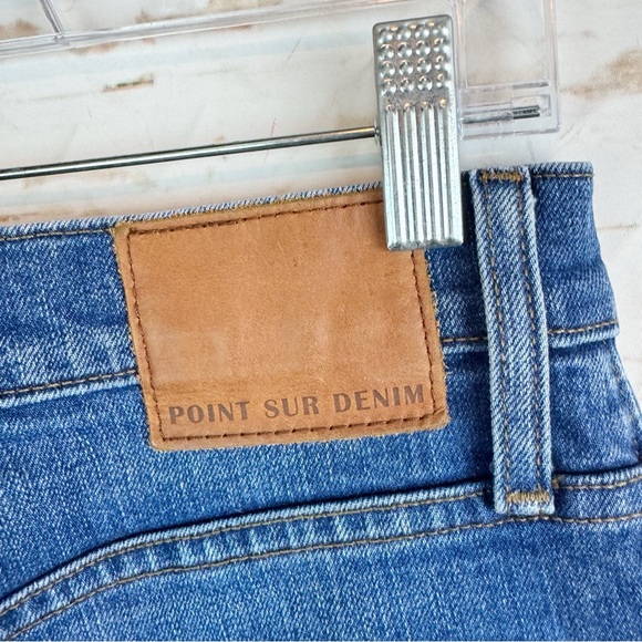 J. Crew (Point Sur) | Wide-Leg Cropped Jean w Chewed Hems, 26 - Picture 9 of 12